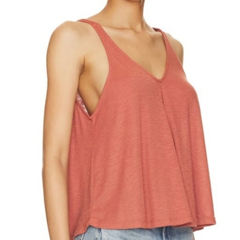 Free People Rust Dani Tank Top Sz S
